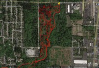 Google Earth and GPS track - Central Area only